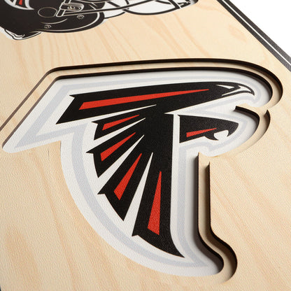 NFL Atlanta Falcons 3D Stadium Banner 8' X 32'