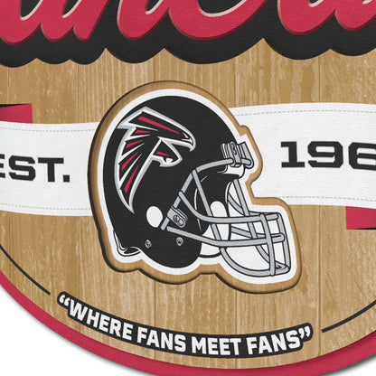 Atlanta Falcons Fan Cave Wall Art Alt 3