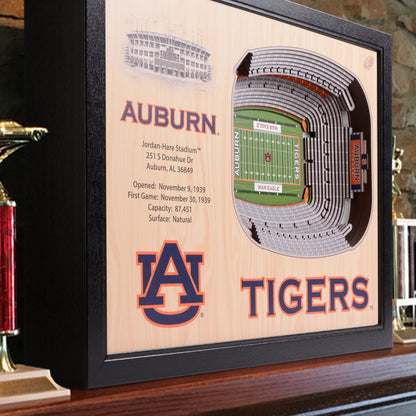 NCAA Auburn Tigers 25-Layer StadiumView Wallart