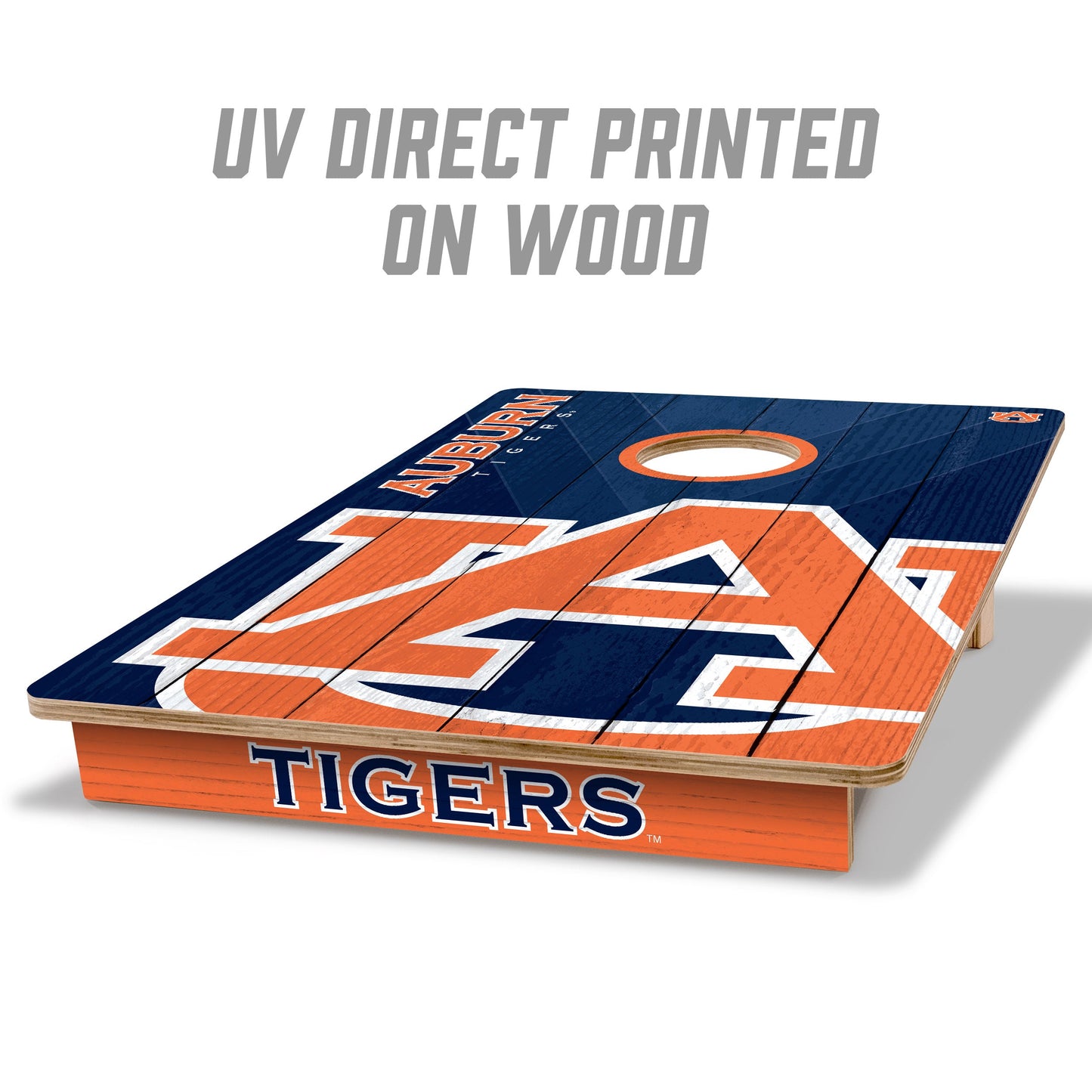 NCAA Auburn Tigers 2' X 3' All-Wood Cornhole Set - Alt 1