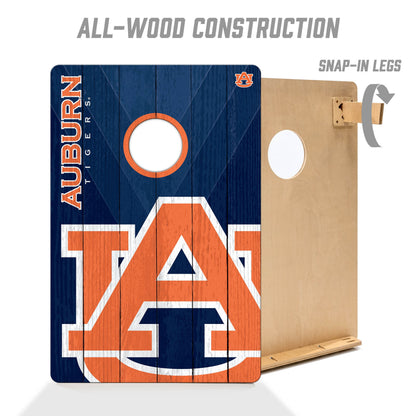 NCAA Auburn Tigers 2' X 3' All-Wood Cornhole Set - Alt 2