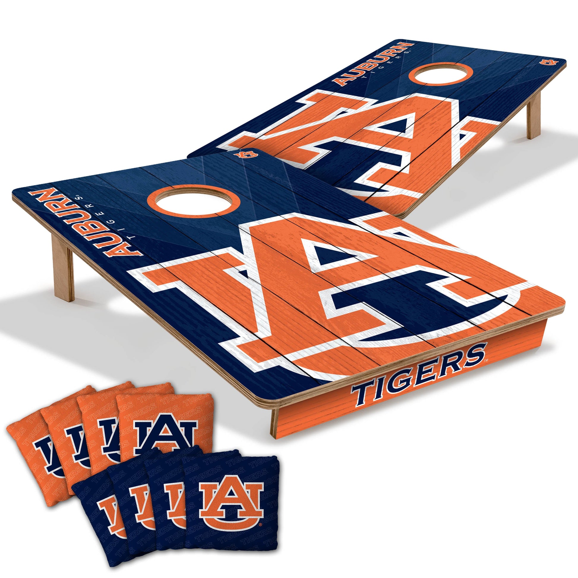 NCAA Auburn Tigers 2' X 3' All-Wood Cornhole Set-main