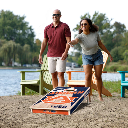 NCAA Auburn Tigers 2' x 4' All-Wood Cornhole Set