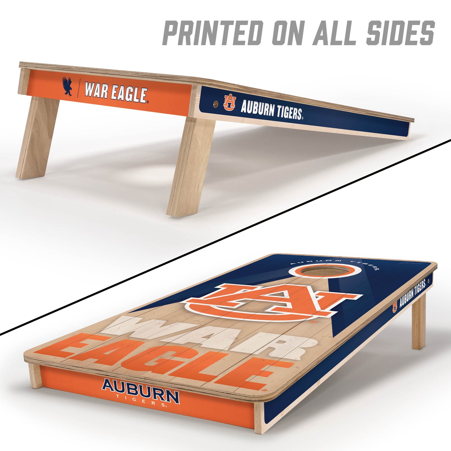 NCAA Auburn Tigers 2' x 4' Slogan Series Cornhole