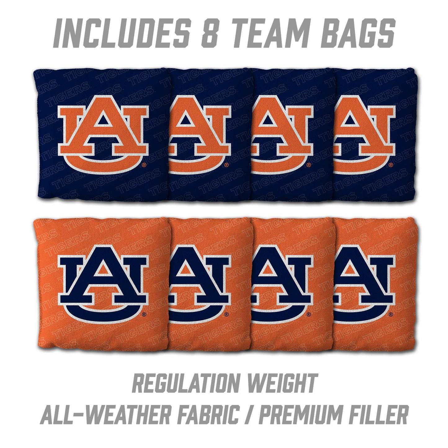 NCAA Auburn Tigers 2' x 4' Slogan Series Cornhole