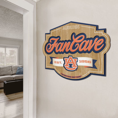 Auburn Tigers Fan Cave Sign Alt 2
