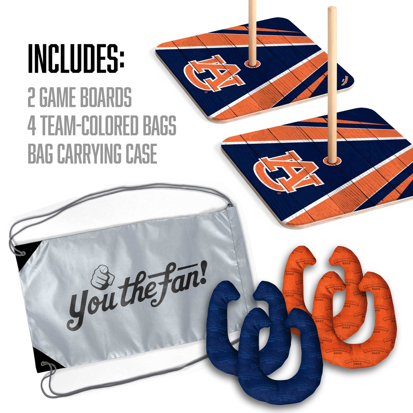 NCAA Auburn Tigers Horseshoe Bag Game