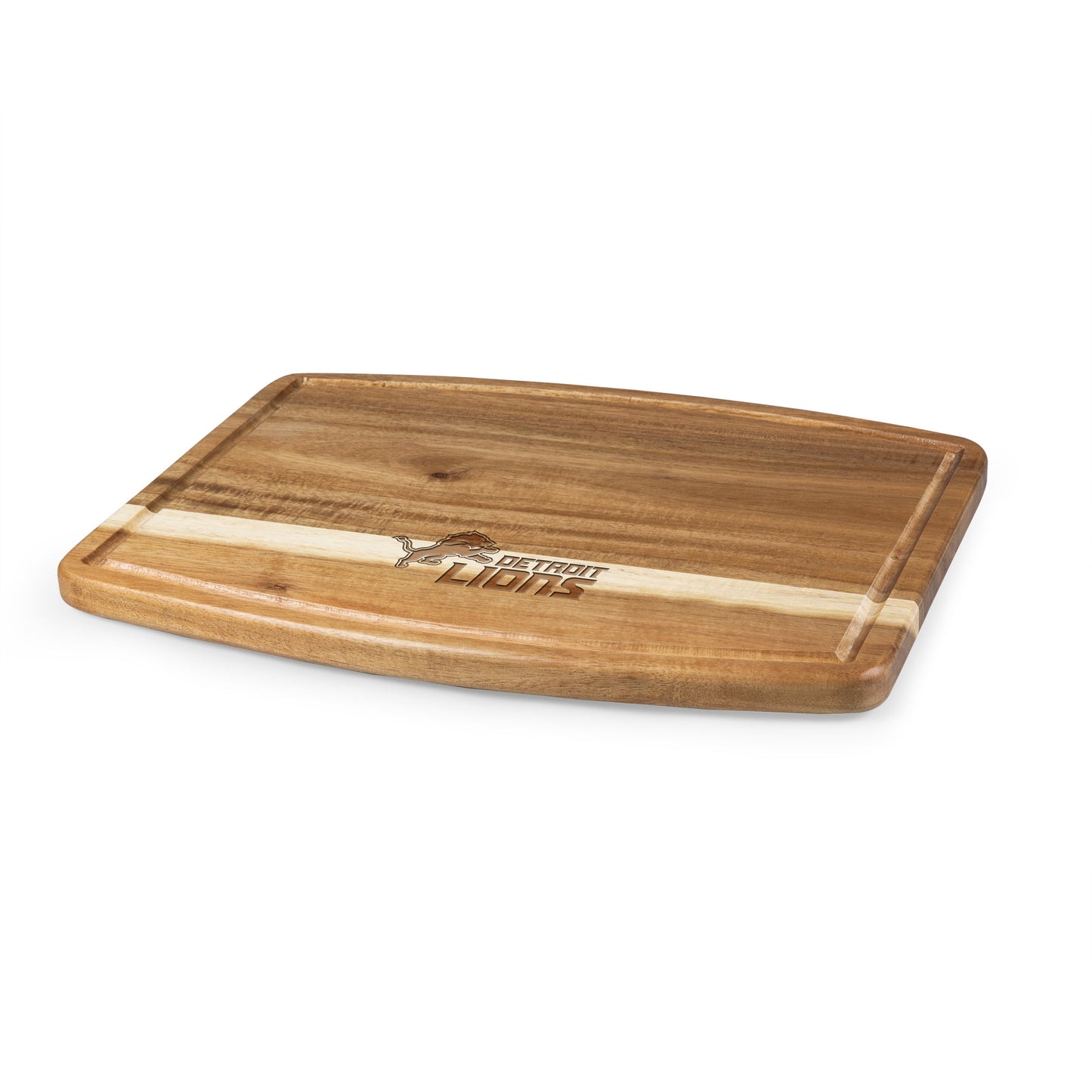 Detroit Lions - Ovale Acacia Cutting Board