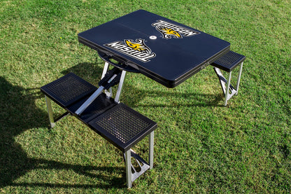 Towson University Tigers - Picnic Table Portable Folding Table with Seats