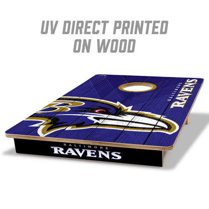 NFL Baltimore Ravens 2' X 3' All-Wood Cornhole Set - Alt 1