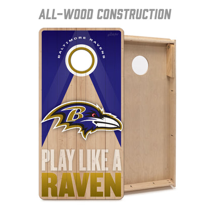 NFL Baltimore Ravens 2' x 4' Slogan Series Cornhole