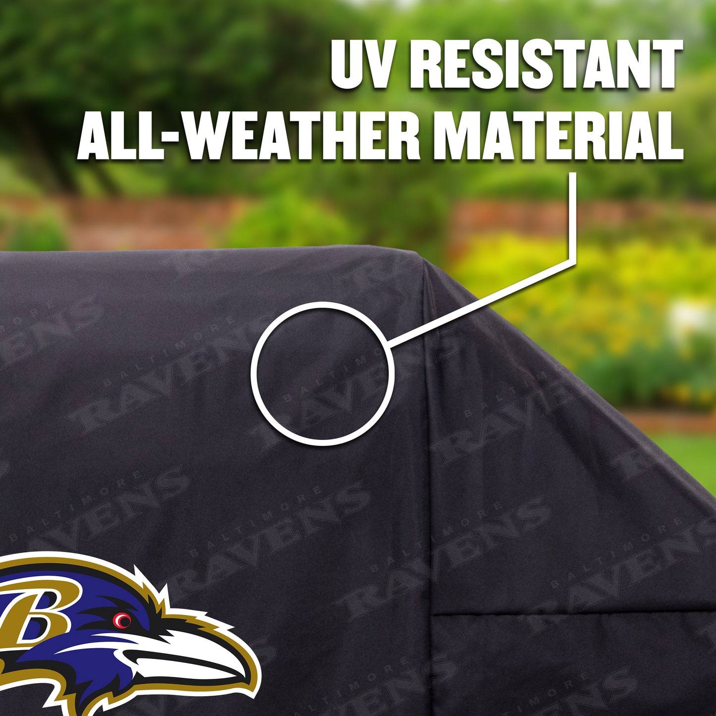 NFL Baltimore Ravens Heavy Duty Grill Cover