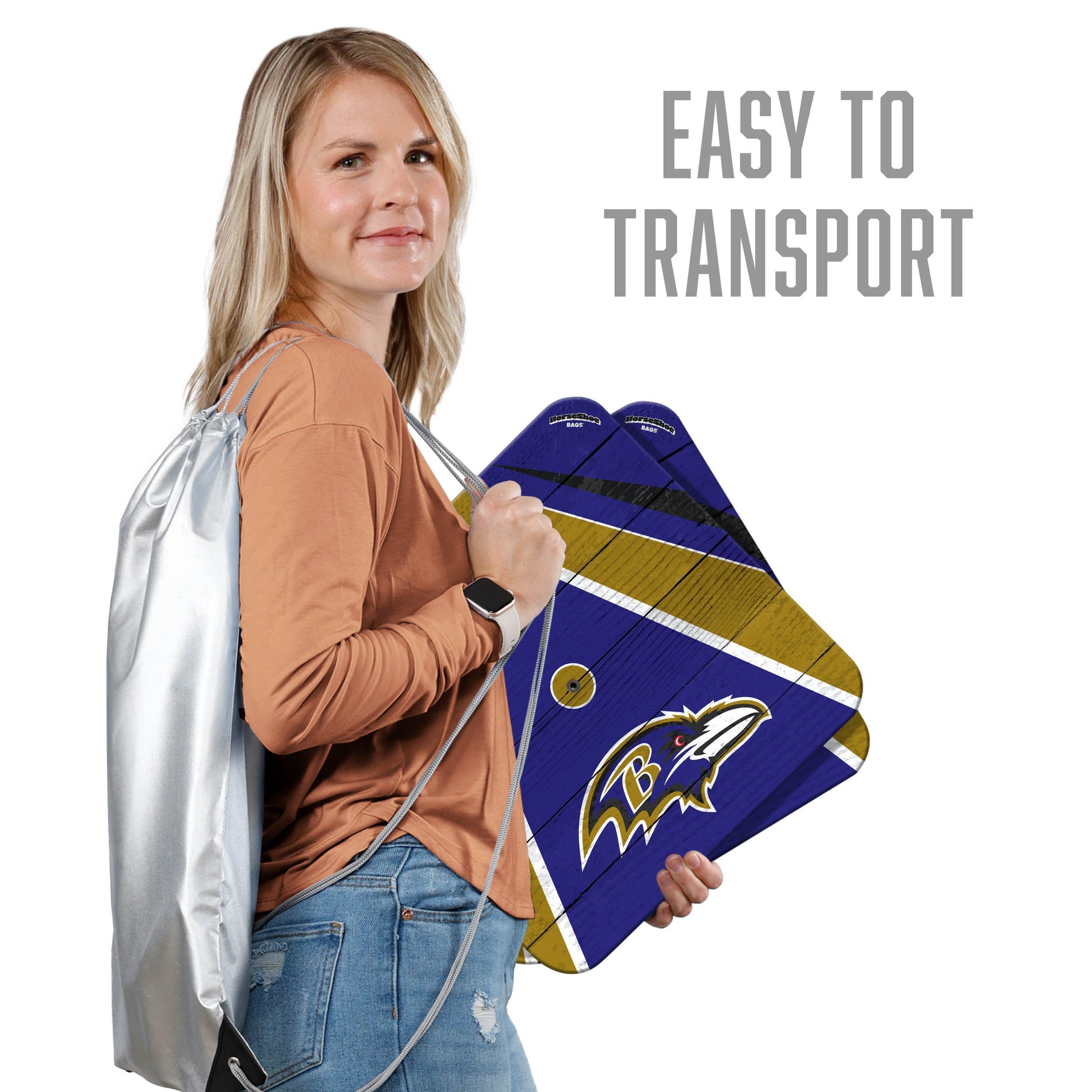 NFL Baltimore Ravens Horseshoe Bag Game
