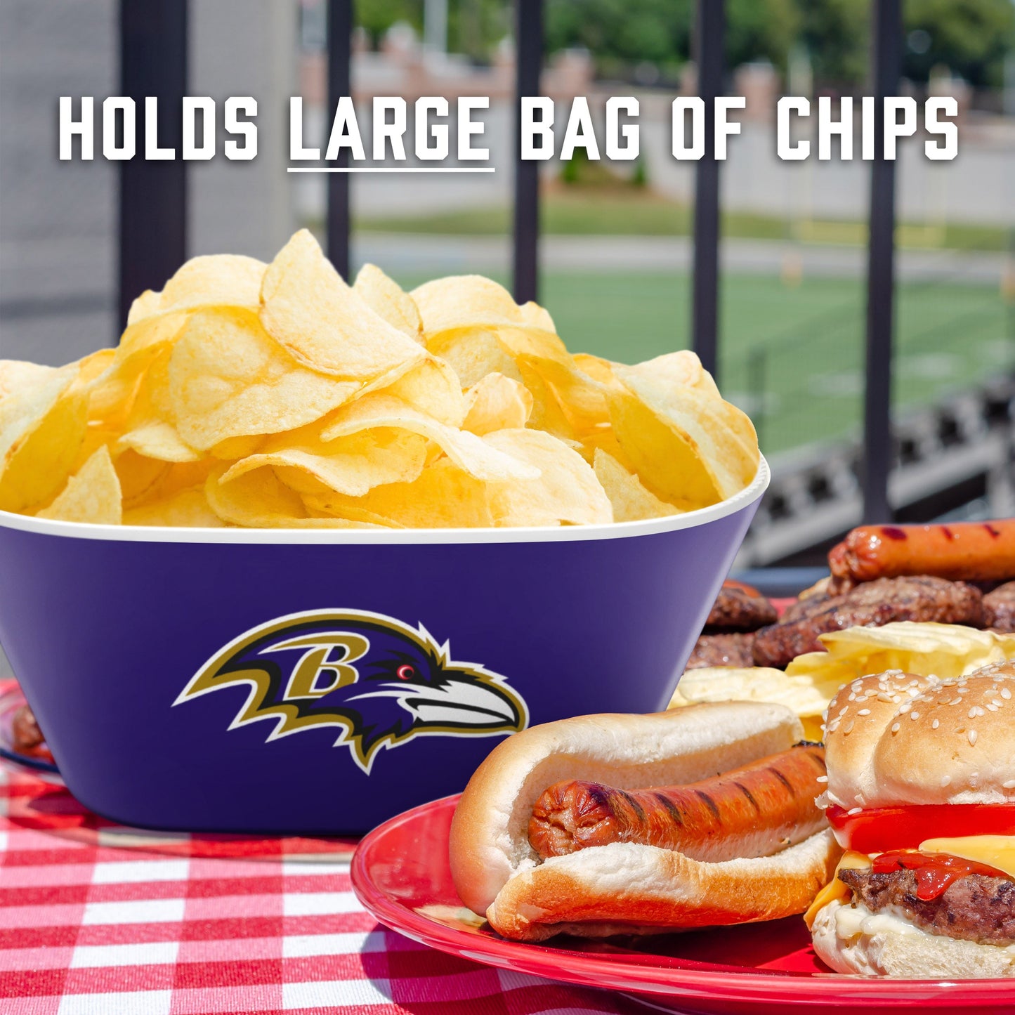 Baltimore Ravens Large Party Bowl Alt 4