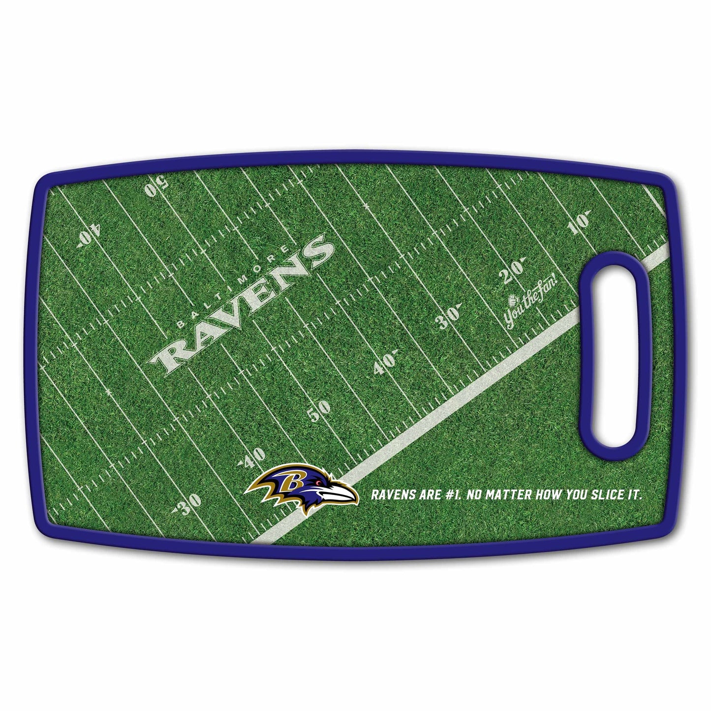 Baltimore Ravens Retro Series Cutting Board Alt 2