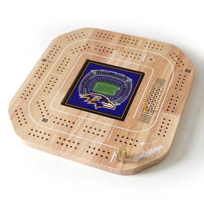 NFL Baltimore Ravens StadiumView Cribbage