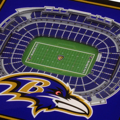 NFL Baltimore Ravens StadiumView Cribbage