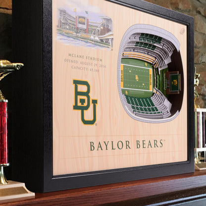 NCAA Baylor Bears 25-Layer StadiumView Wallart