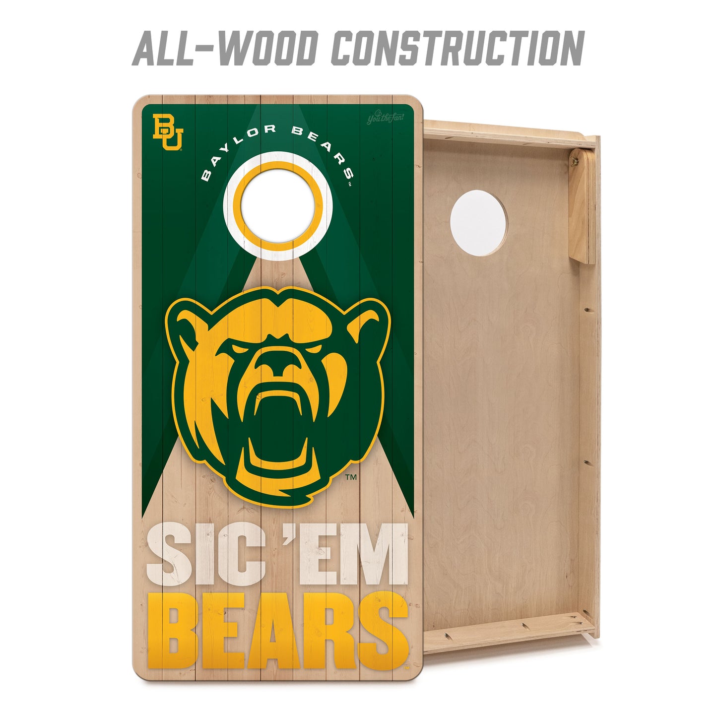 NCAA Baylor Bears 2' x 4' Slogan Series Cornhole