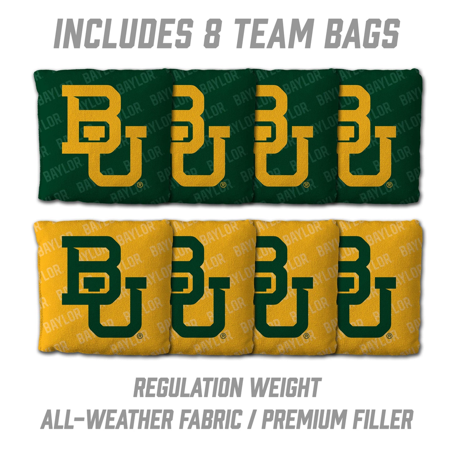 NCAA Baylor Bears 2' x 4' Slogan Series Cornhole