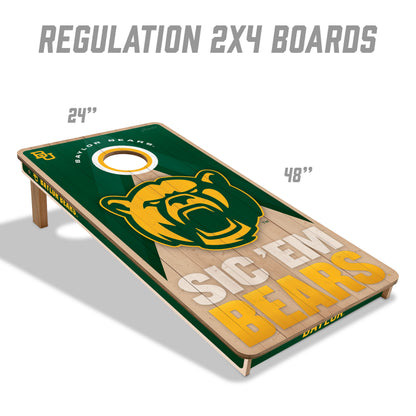 NCAA Baylor Bears 2' x 4' Slogan Series Cornhole