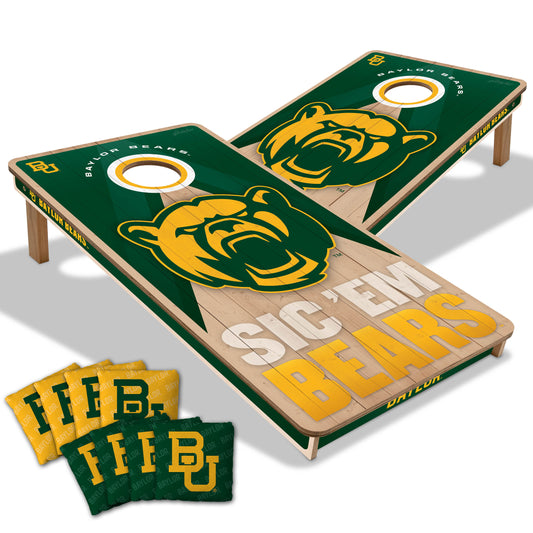 NCAA Baylor Bears 2' x 4' Slogan Series Cornhole
