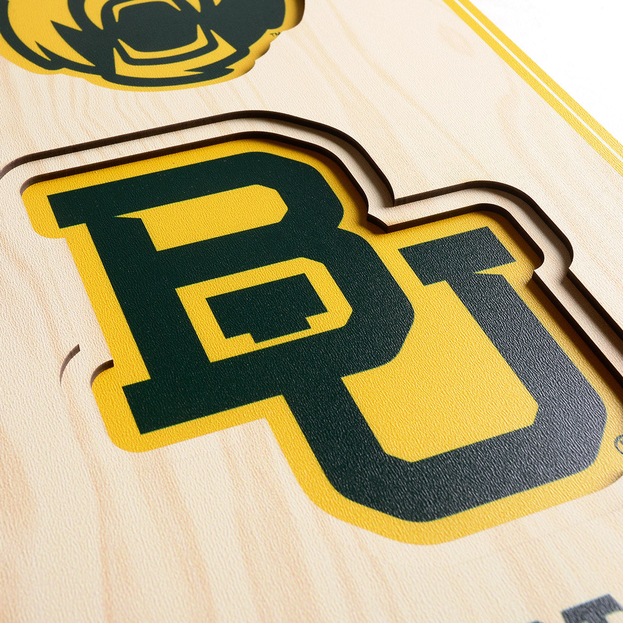 NCAA Baylor Bears 3D Stadium Banner 8' X 32'