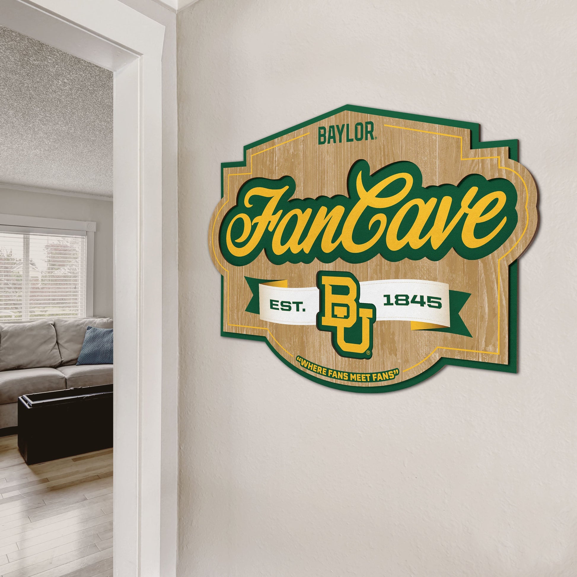 Baylor Bears Fan Cave Sign Alt 2