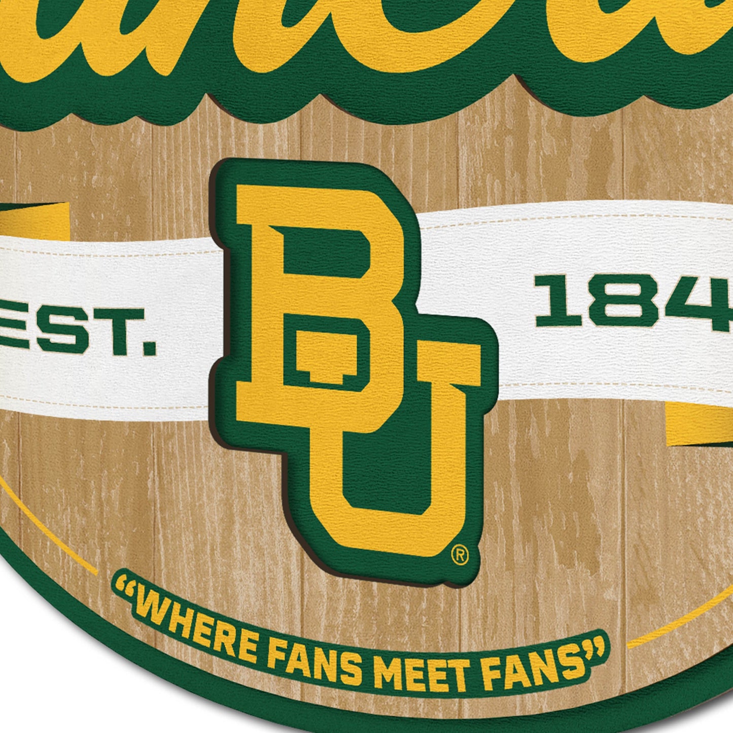 Baylor Bears Fan Cave Sign Alt 3