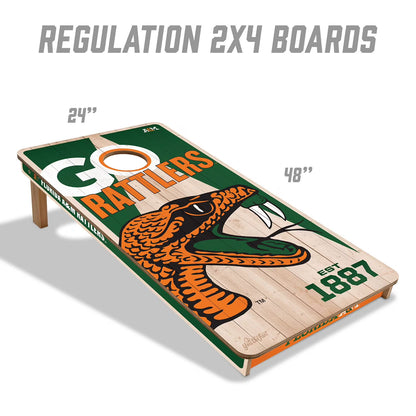 NCAA Florida A&M Rattlers 2' x 4' Slogan Series Cornhole