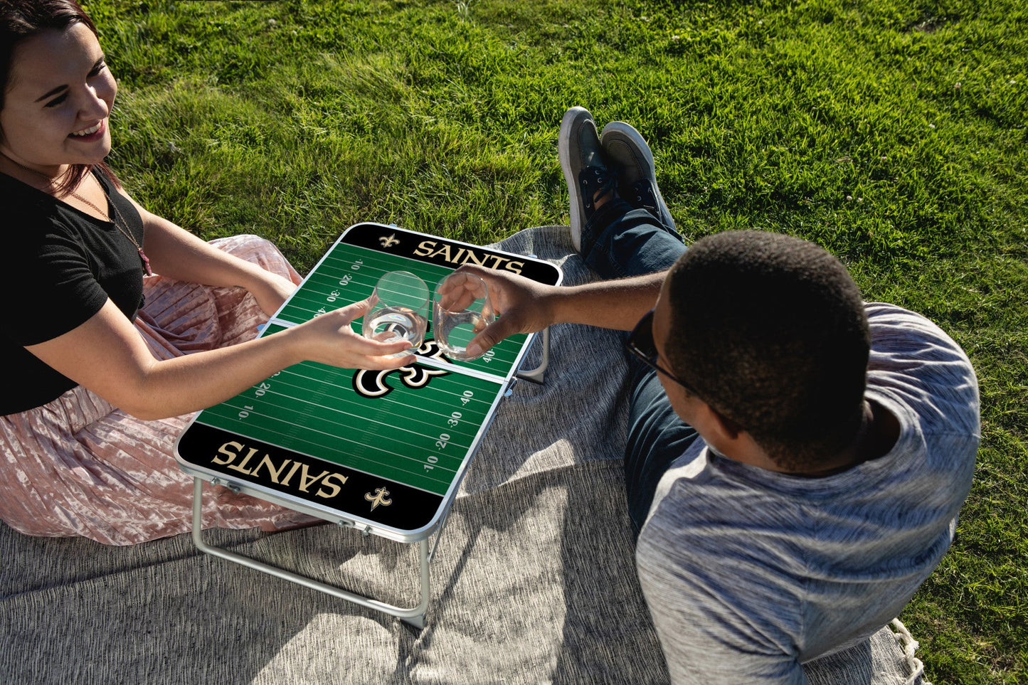 New Orleans Saints - Concert Table Mini Portable Table