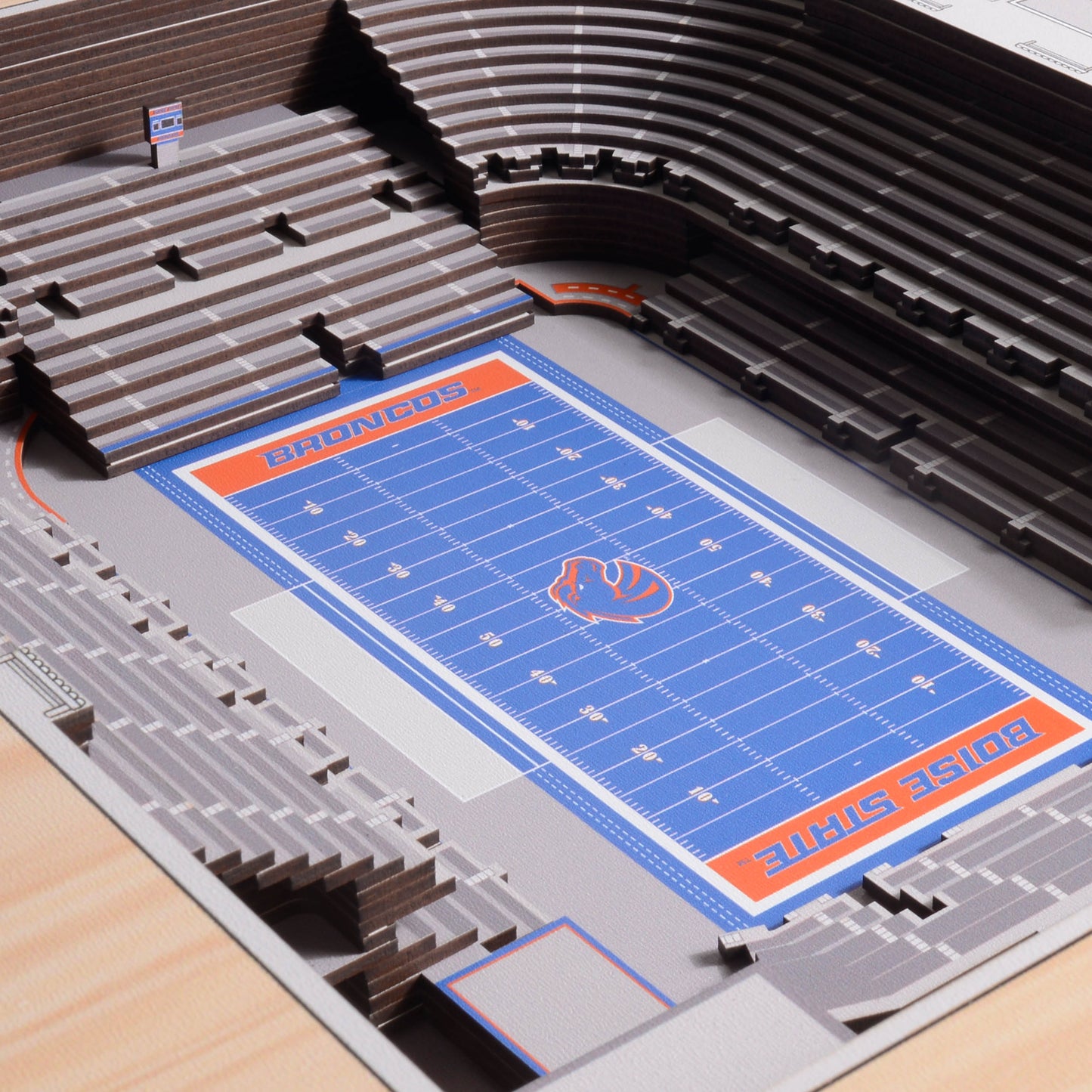 NCAA Boise State Broncos 25-Layer StadiumView Wallart