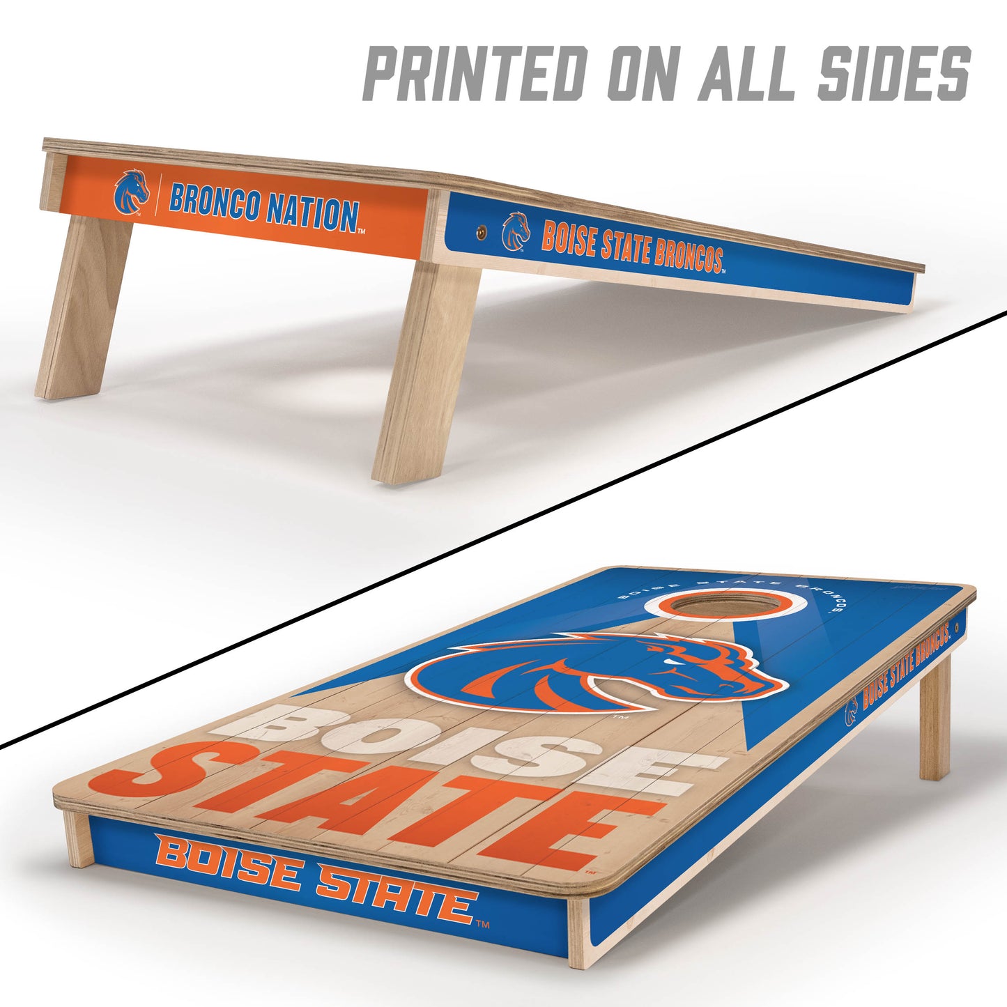 NCAA Boise State Broncos 2' x 4' Slogan Series Cornhole