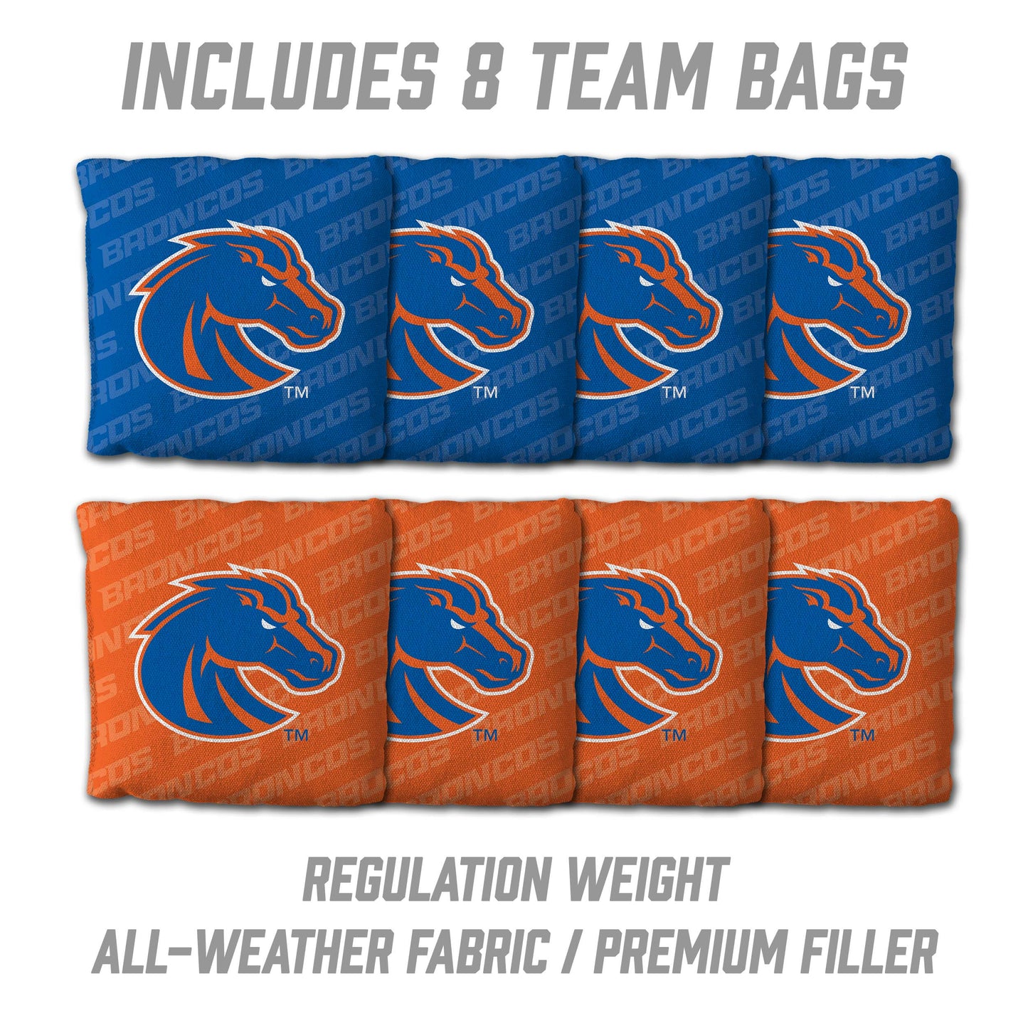 NCAA Boise State Broncos 2' x 4' Slogan Series Cornhole