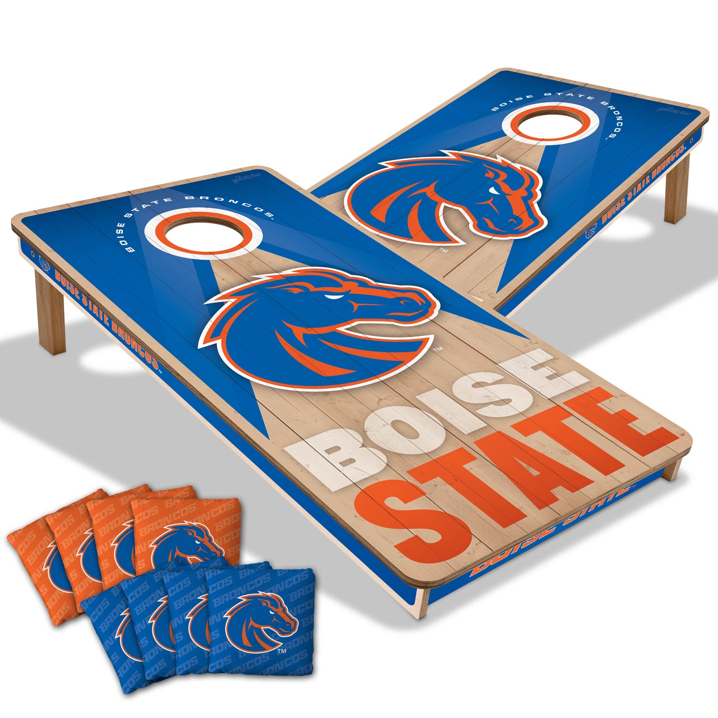 NCAA Boise State Broncos 2' x 4' Slogan Series Cornhole