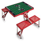 Houston Texans Football Field - Picnic Table Portable Folding Table with Seats