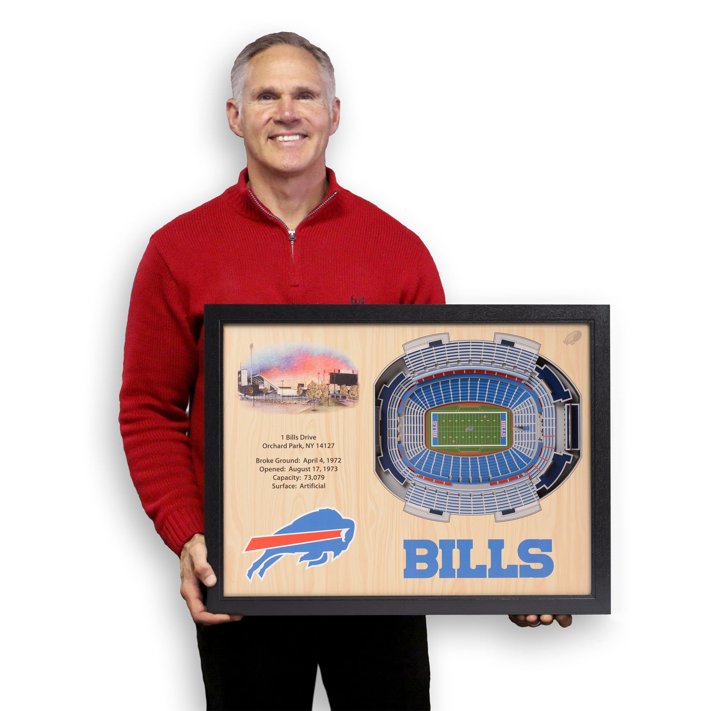 NFL Buffalo Bills 25-Layer StadiumView Wallart