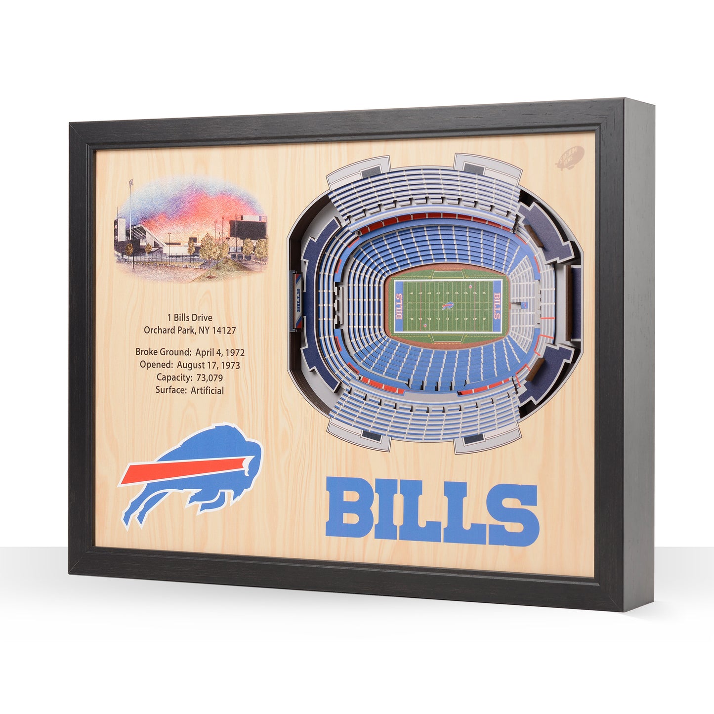 NFL Buffalo Bills 25-Layer StadiumView Wallart