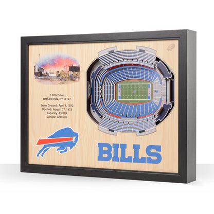 NFL Buffalo Bills 25-Layer StadiumView Wallart