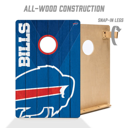 NFL Buffalo Bills 2' X 3' All-Wood Cornhole Set - Alt 2