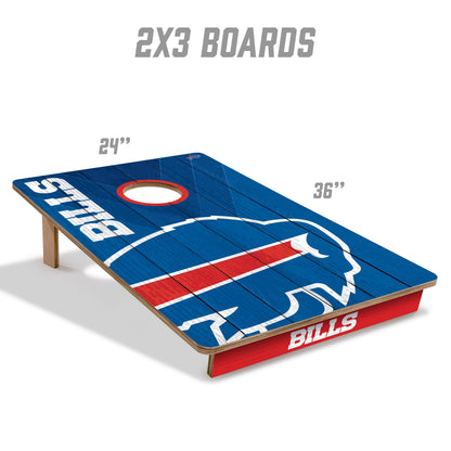 NFL Buffalo Bills 2' X 3' All-Wood Cornhole Set - Alt 4