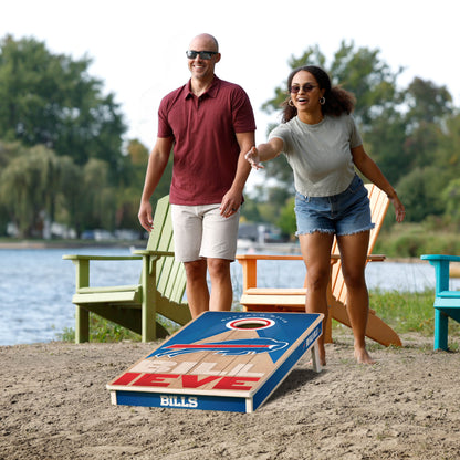 NFL Buffalo Bills 2' x 4' All-Wood Cornhole Set