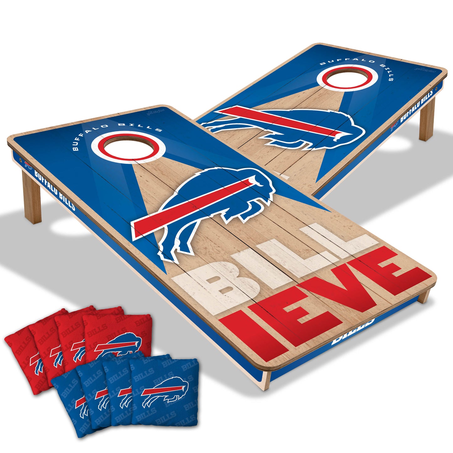 NFL Buffalo Bills 2' x 4' All-Wood Cornhole Set