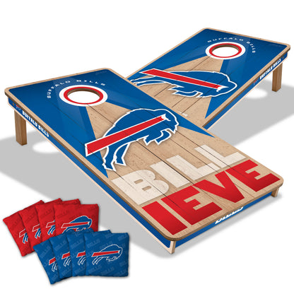 NFL Buffalo Bills 2' x 4' All-Wood Cornhole Set