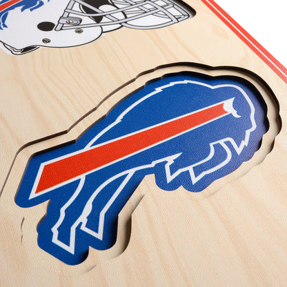 NFL Buffalo Bills 3D Stadium Banner 8' X 32'