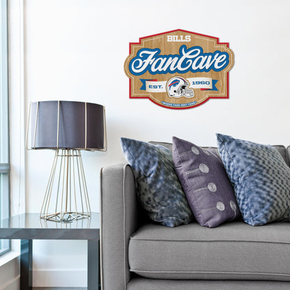 Buffalo Bills Fan Cave Wall Art Alt 1