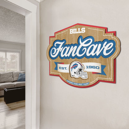 Buffalo Bills Fan Cave Wall Art Alt 2