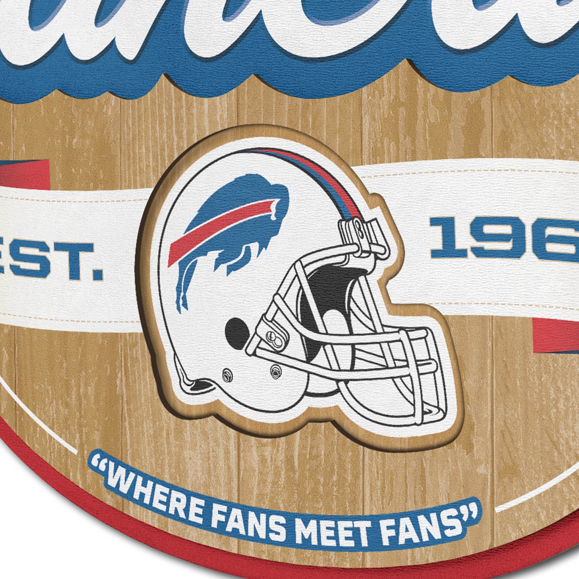 Buffalo Bills Fan Cave Wall Art Alt 3