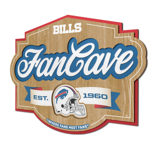 Buffalo Bills Fan Cave Wall Art