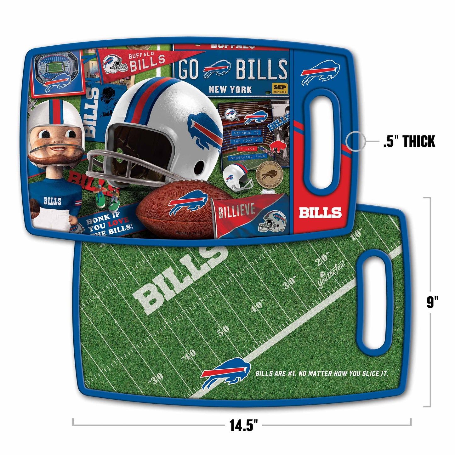 Buffalo Bills Retro Series Cutting Board Alt 1